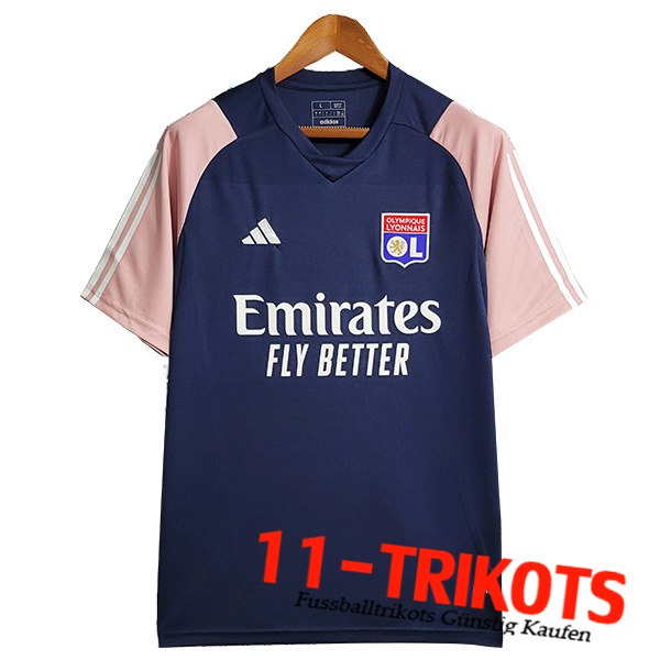 Lyon Trainingstrikot Navy blau 2023/2024