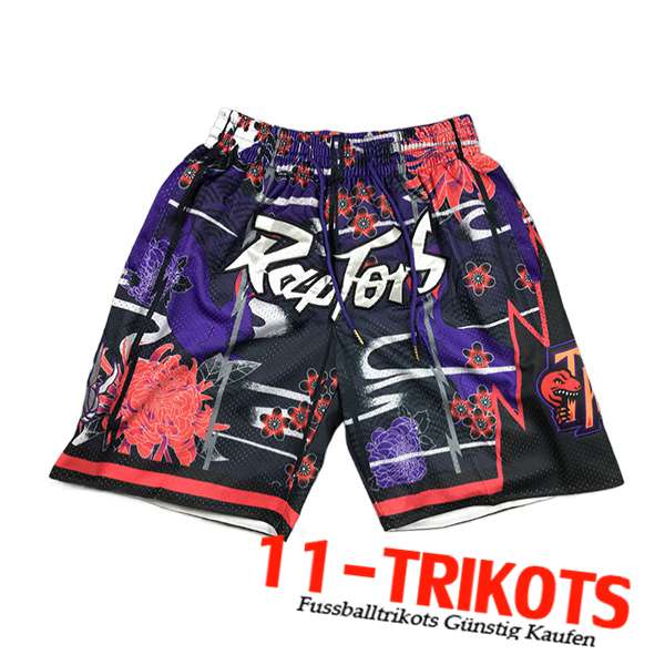 Toronto Raptors Shorts NBA 2023/24 Schwarz/Rot