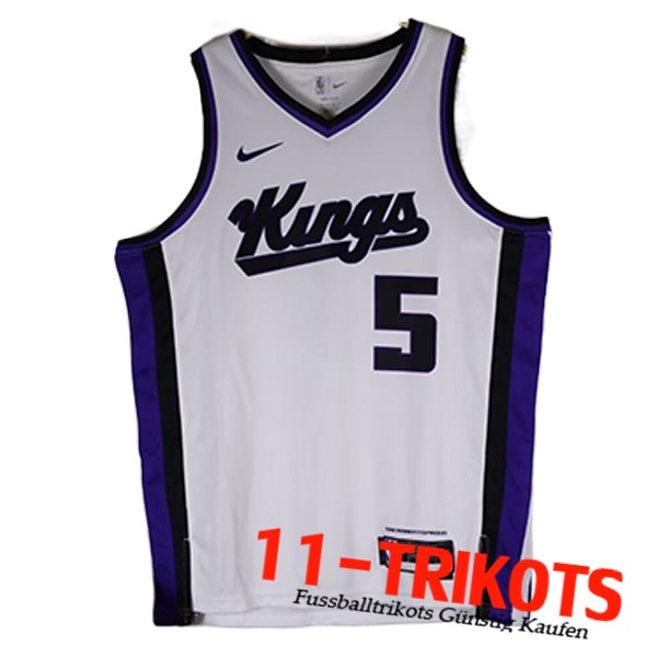 Sacramento Kings Trikots (FOX #5) 2023/24 Weiß