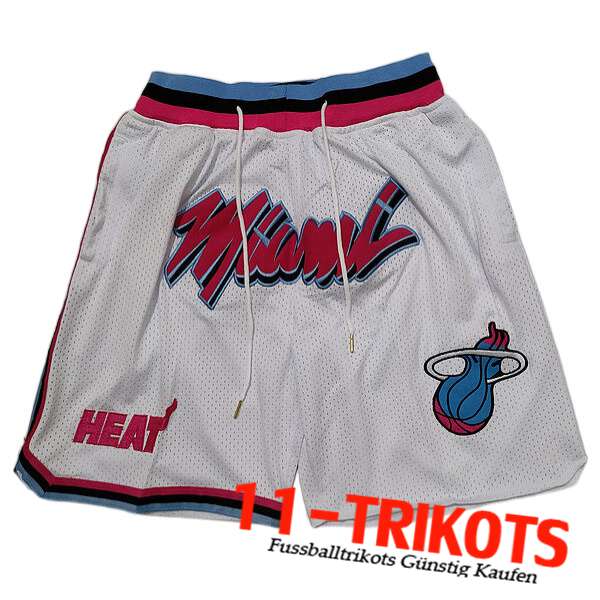 Miami Heat Shorts NBA 2023/24 Weiß