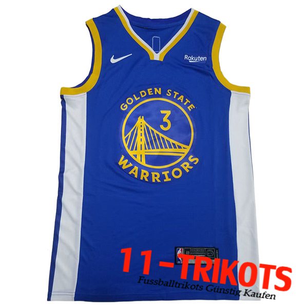 Golden State Warriors Trikots (PAUL #3) 2023/24 Blau -02