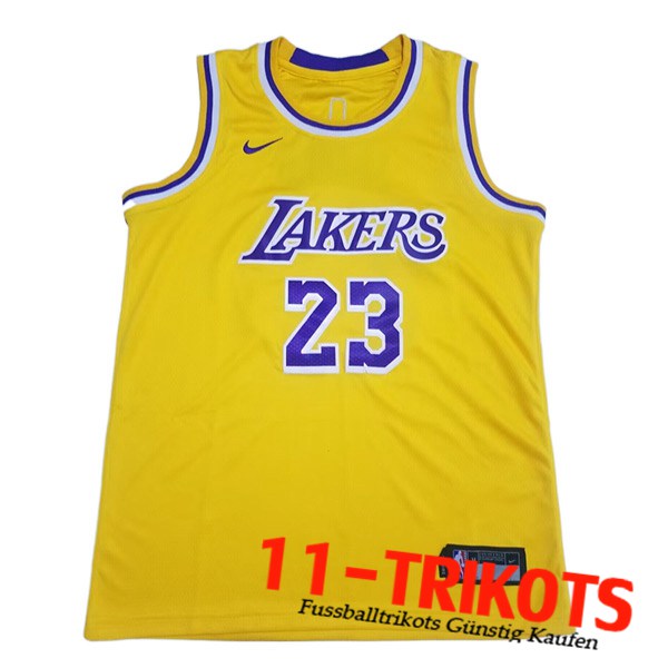 Los Angeles Lakers Trikots (JAMES #23) 2023/24 Gelb -02