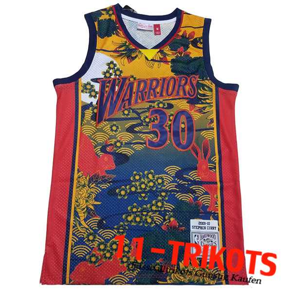 Golden State Warriors Trikots (CURRY #30) 2023/24 Gelb/Blau/Rot