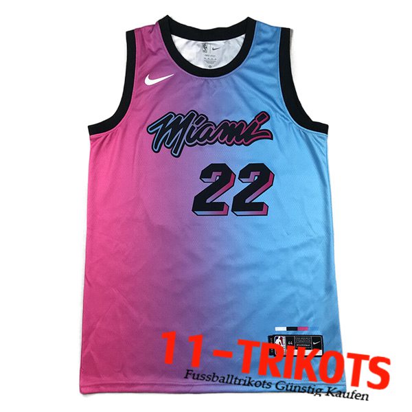 Miami Heat Trikots (BUTLER #22) 2023/24 Blau/lila
