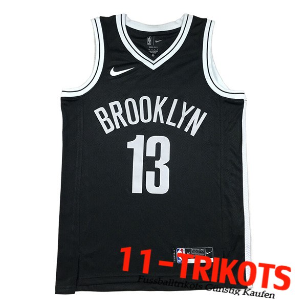 Brooklyn Nets Trikots (HARDEN #13) 2023/24 Schwarz