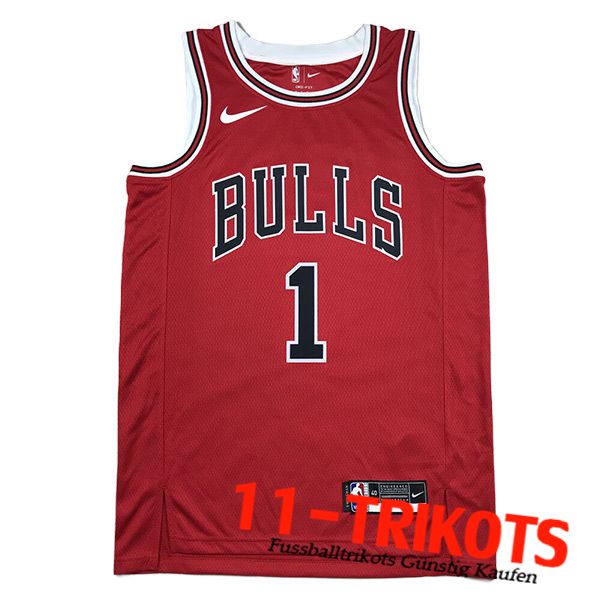 Chicago Bulls Trikots (Rosa #1) 2023/24 Rot