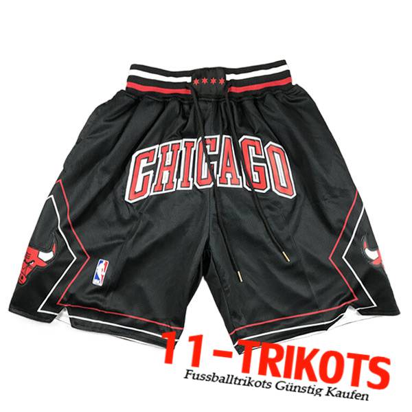 Chicago Bulls Shorts NBA 2023/24 Schwarz