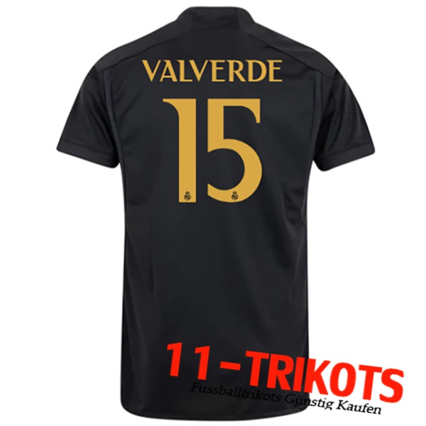 Real Madrid (VALVERDE #15) 2023/2024 Third Trikot