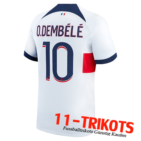 PSG (O.DEMBÉLÉ #10) 2023/2024 Auswärtstrikot