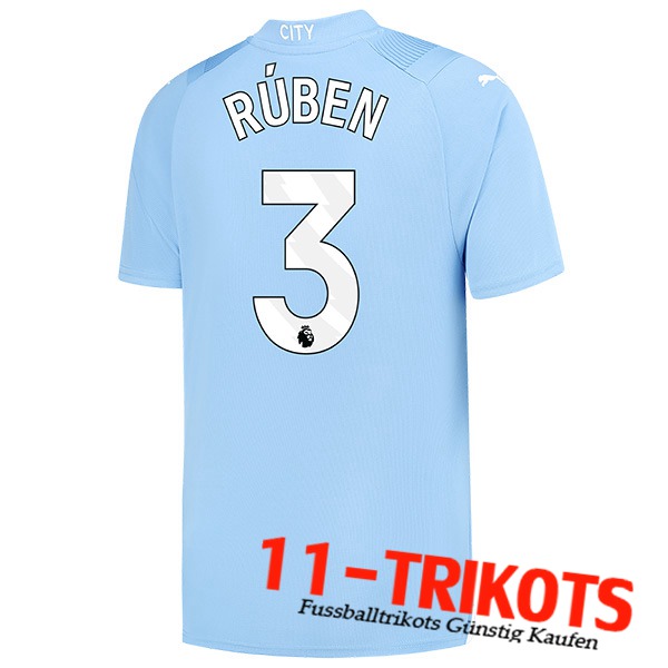 Manchester City (RÚBEN #3) 2023/2024 Heimtrikot