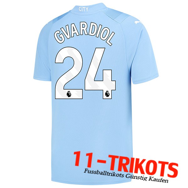 Manchester City (GVARDIOL #24) 2023/2024 Heimtrikot