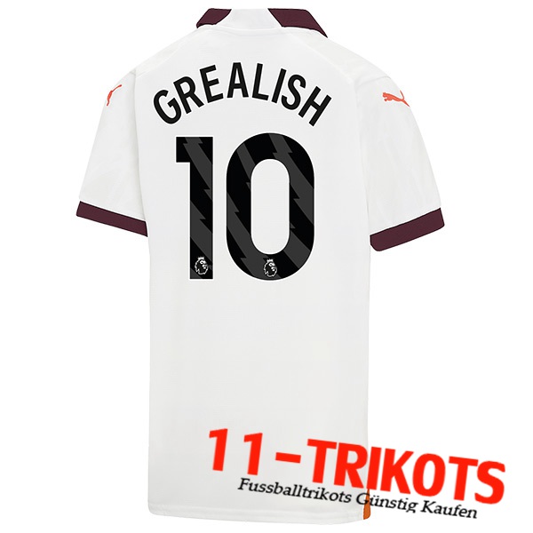 Manchester City (GREALISH #10) 2023/2024 Auswärtstrikot