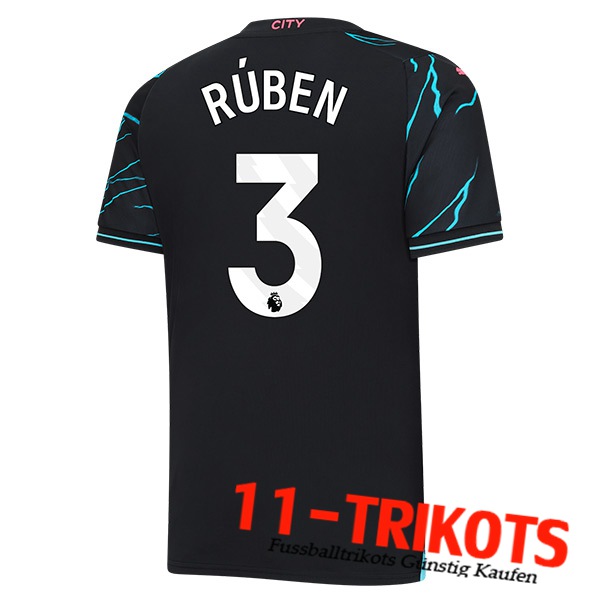 Manchester City (RÚBEN #3) 2023/2024 Third Trikot