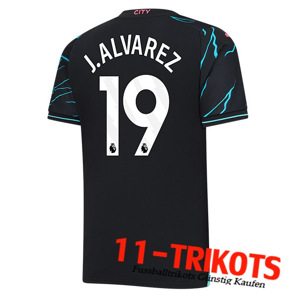 Manchester City (J.LVAREZ #19) 2023/2024 Third Trikot