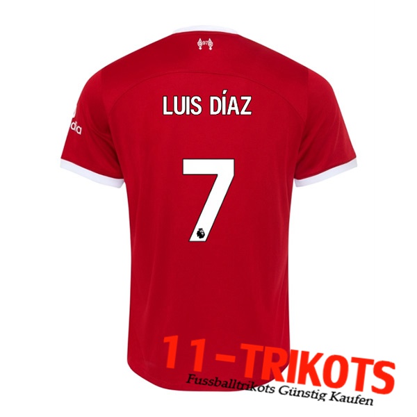 Liverpool (LUIS DÍAZ #7) 2023/2024 Heimtrikot