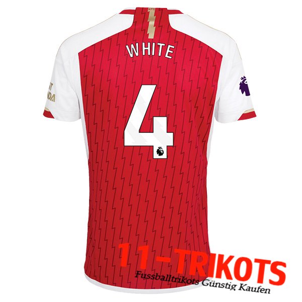 Arsenal (WHITE #4) 2023/2024 Heimtrikot