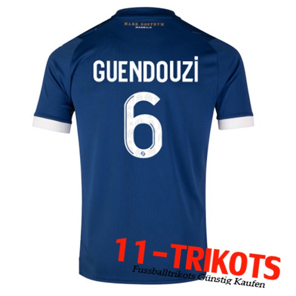 Marseille (GUENDOUZI #6) 2023/2024 Auswärtstrikot