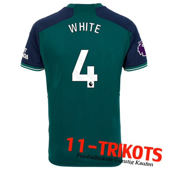 Arsenal (WHITE #4) 2023/2024 Third Trikot