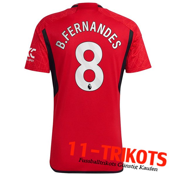 Manchester United (B. FERNANDES #8) 2023/2024 Heimtrikot