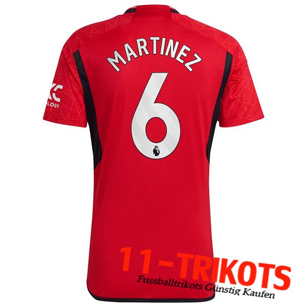 Manchester United (MARTINEZ #6) 2023/2024 Heimtrikot