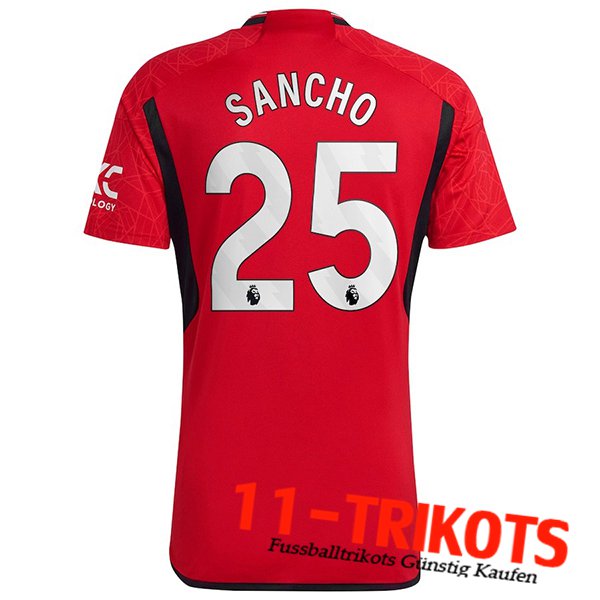 Manchester United (SANCHO #25) 2023/2024 Heimtrikot