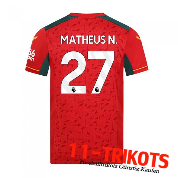 Wolves (MATHEUS N. #27) 2023/2024 Auswärtstrikot