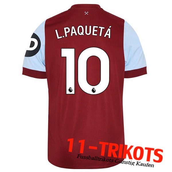 West Ham (L. PAQUETÁ #10) 2023/2024 Heimtrikot