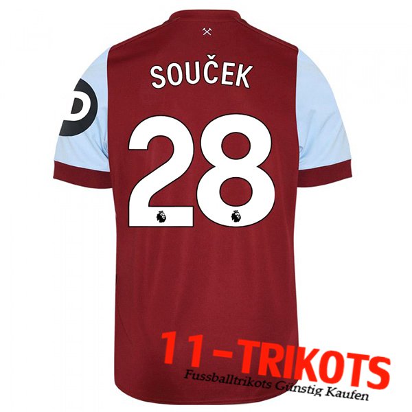 West Ham (SOUCEK #28) 2023/2024 Heimtrikot