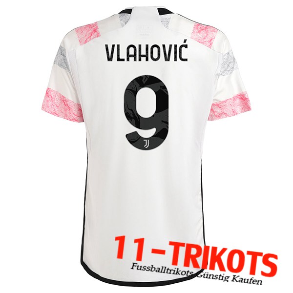Juventus (VLAHOVIC #9) 2023/2024 Auswärtstrikot