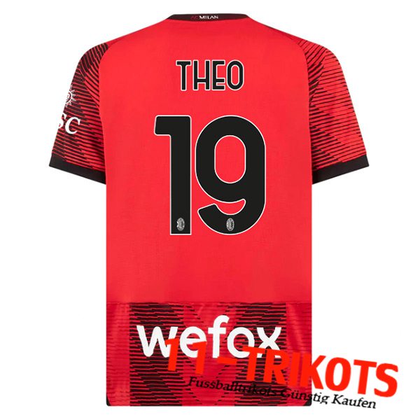 AC Milan (THEO #19) 2023/2024 Heimtrikot