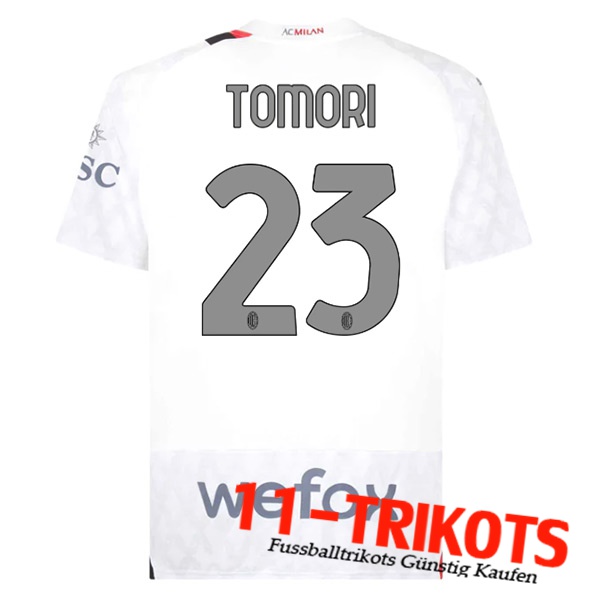 AC Milan (TOMORI #23) 2023/2024 Auswärtstrikot