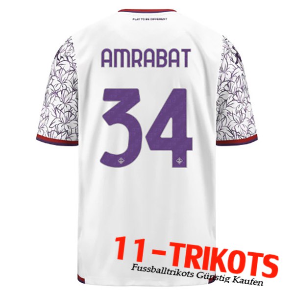 ACF Fiorentina (AMRABAT #34) 2023/2024 Auswärtstrikot