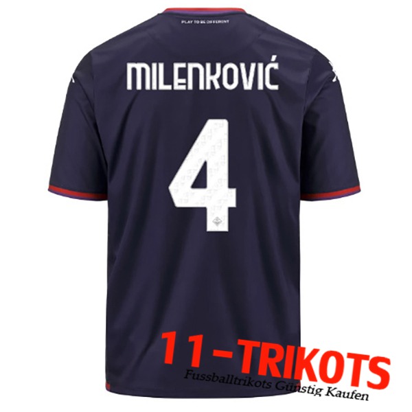 ACF Fiorentina (MILENKOVIC #4) 2023/2024 Third Trikot