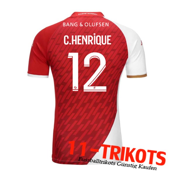 AS Monaco (C.HENRIQUE #12) 2023/2024 Heimtrikot