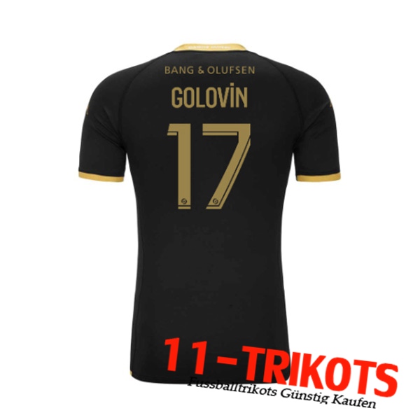 AS Monaco (GOLOVIN #17) 2023/2024 Auswärtstrikot