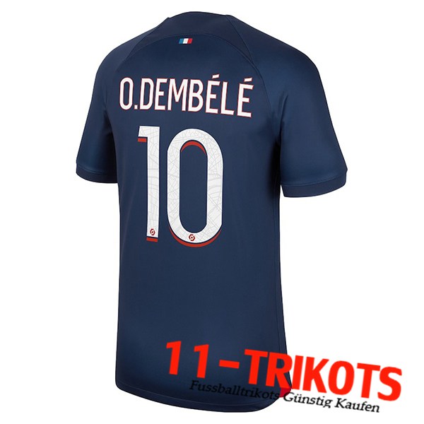 PSG (O.DEMBÉLÉ #10) 2023/2024 Heimtrikot