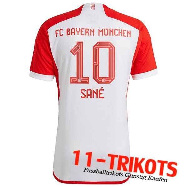 Bayern München (SANÉ #10) 2023/2024 Heimtrikot