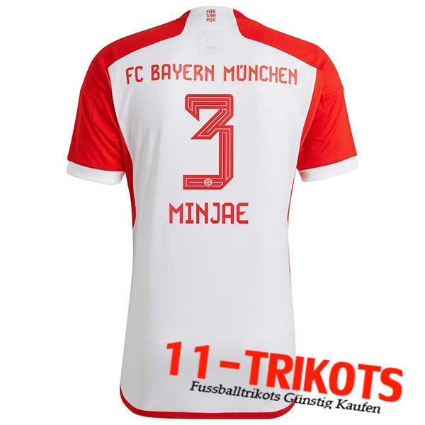 Bayern München (MINJAE #3) 2023/2024 Heimtrikot