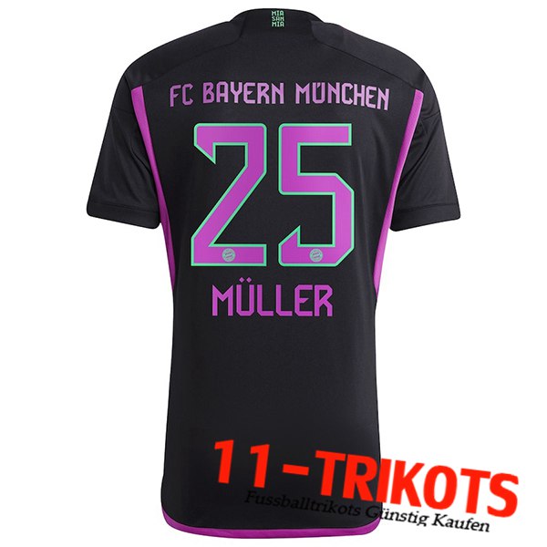 Bayern München (MÜLLER #25) 2023/2024 Auswärtstrikot