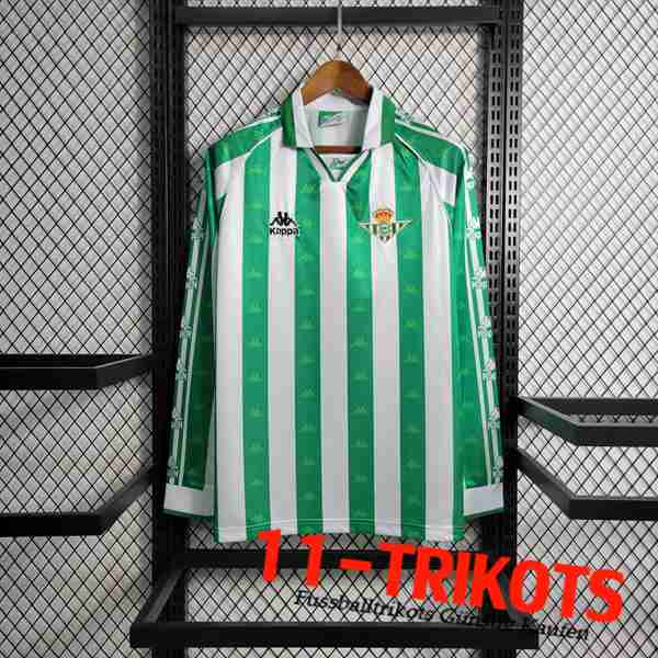 Real Betis Retro Heimtrikot Langarms 1995/1997