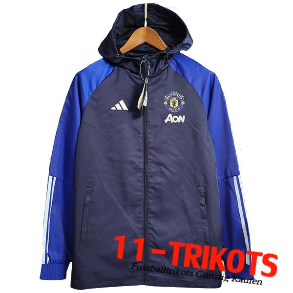 Manchester United Windjacke Navy blau 2023/2024