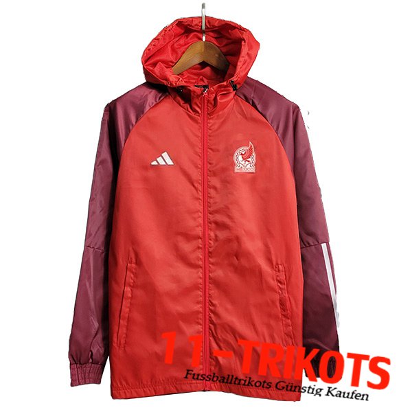 Mexiko Windjacke Rot 2023/2024