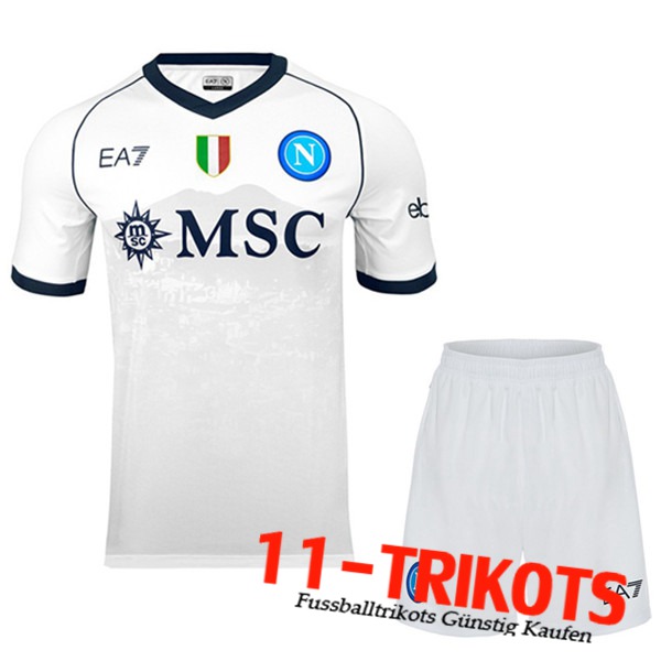 SSC Neapel Auswärtstrikot + Shorts 2023/2024