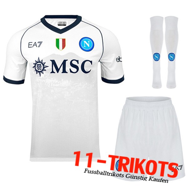 SSC Neapel Auswärtstrikot (Shorts + Socken) 2023/2024