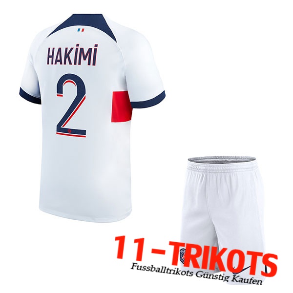 PSG (HAKIMI #2) Kinders 2023/2024 Auswärtstrikot