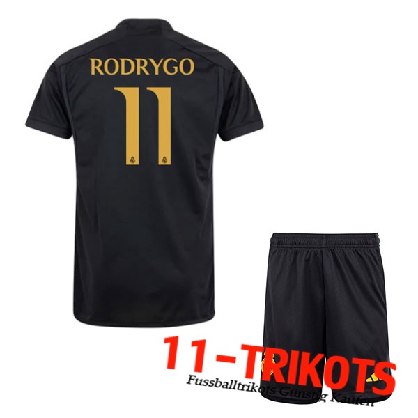 Real Madrid (RODRYGO #11) Kinders 2023/2024 Third Trikot