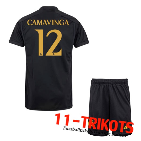 Real Madrid (CAMAVINGA #12) Kinders 2023/2024 Third Trikot