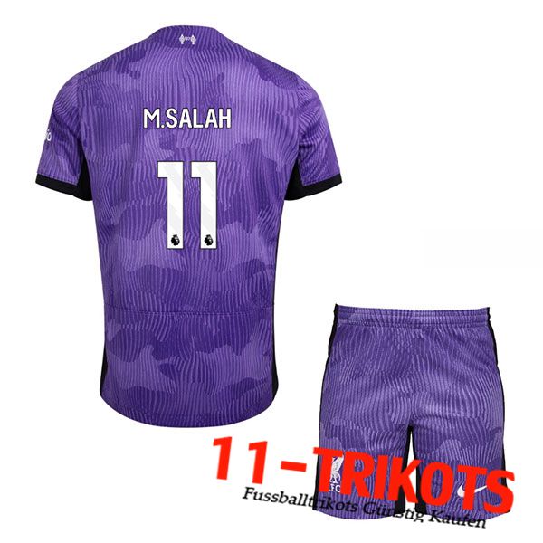 Liverpool (M.SALAH #11) Kinders 2023/2024 Third Trikot