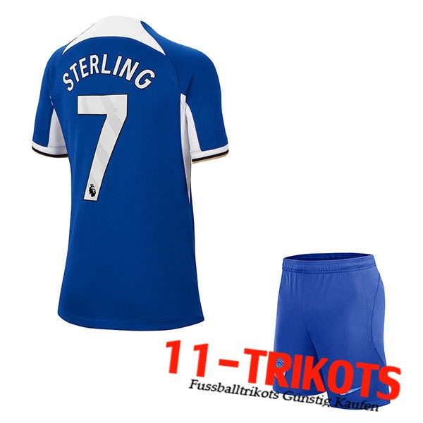 Chelsea (STERLING #7) Kinders 2023/2024 Heimtrikot