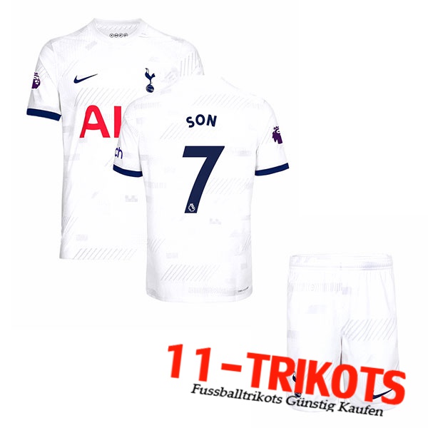 Tottenham Hotspur (SON #7) Kinders 2023/2024 Heimtrikot